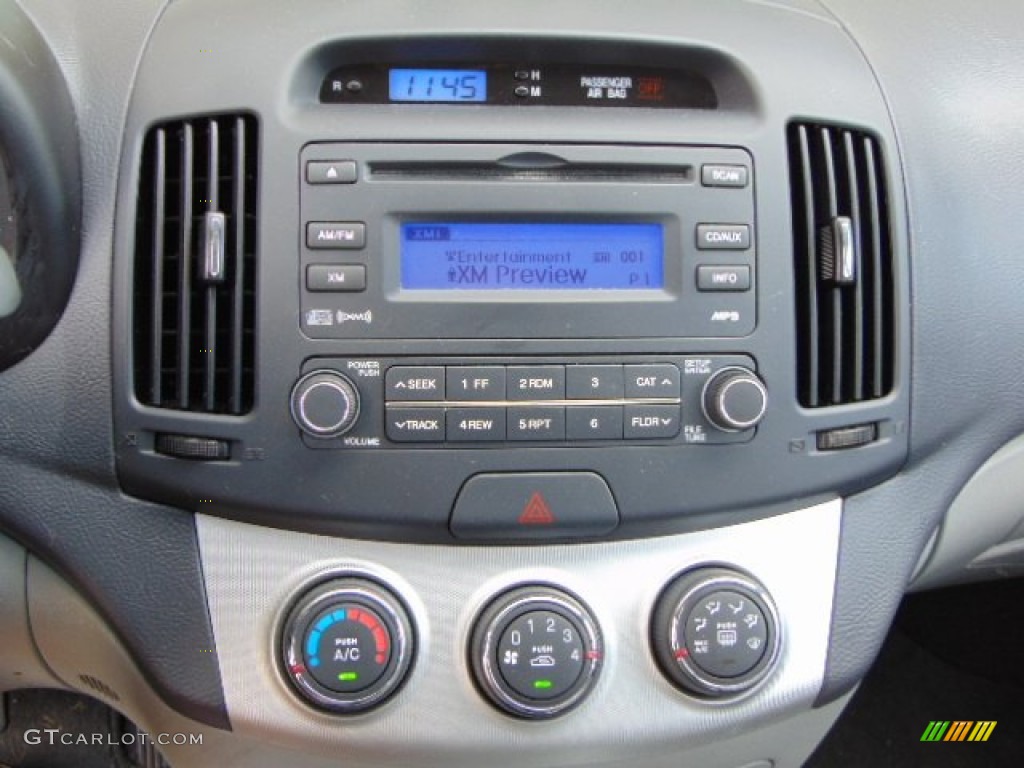 2009 Elantra GLS Sedan - Regatta Blue / Gray photo #13