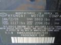 2009 Regatta Blue Hyundai Elantra GLS Sedan  photo #19