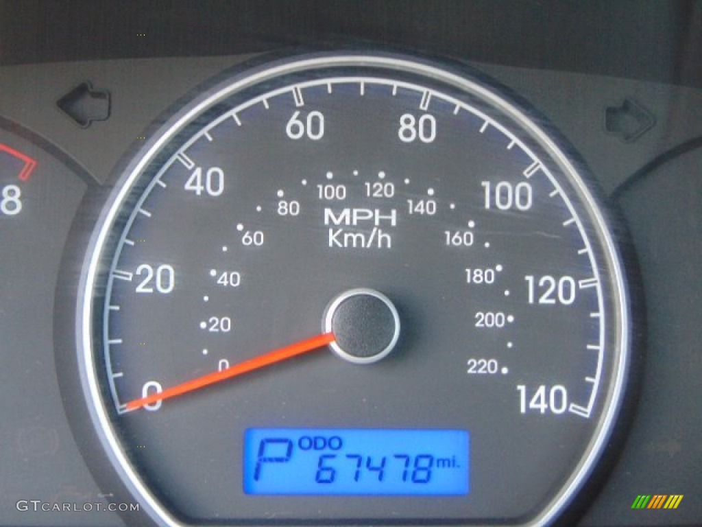 2009 Elantra GLS Sedan - Regatta Blue / Gray photo #20