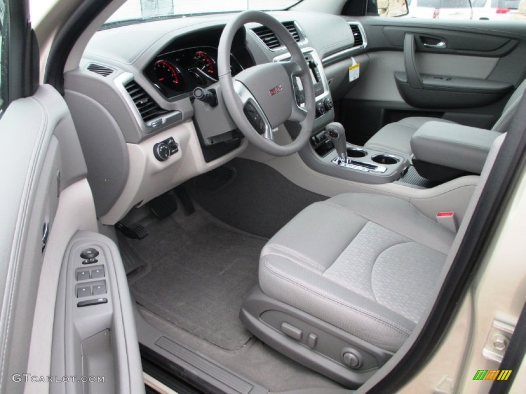 Light Titanium Interior 2015 GMC Acadia SLE AWD Photo #96169659