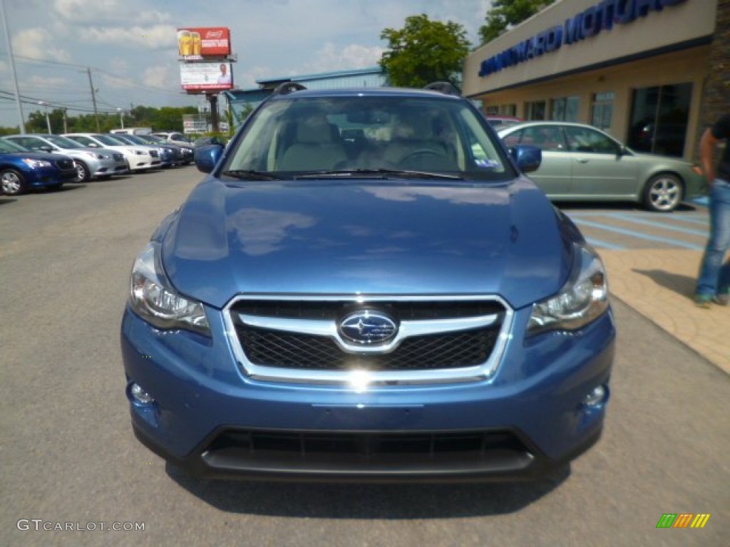 2014 XV Crosstrek 2.0i Limited - Quartz Blue Pearl / Ivory photo #2