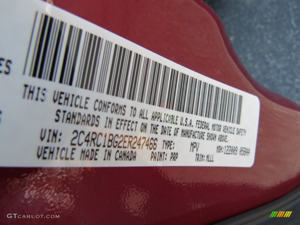 2014 Town & Country Touring - Deep Cherry Red Crystal Pearl / Dark Frost Beige/Medium Frost Beige photo #27