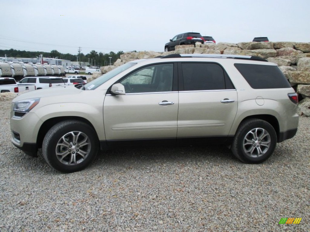 Champagne Silver Metallic 2015 GMC Acadia SLT AWD Exterior Photo #96172889