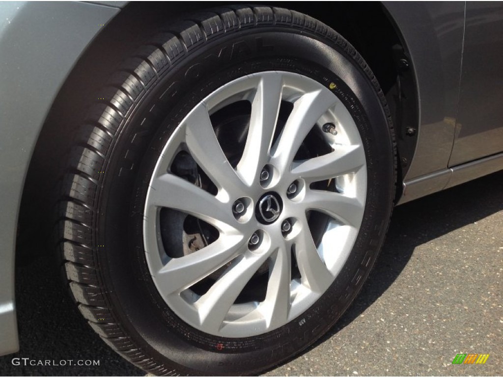 2013 MAZDA5 Sport - Liquid Silver Metallic / Black photo #4