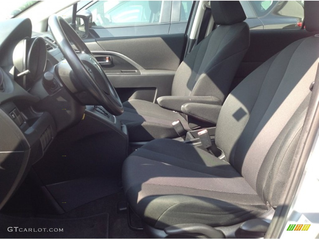 2013 MAZDA5 Sport - Liquid Silver Metallic / Black photo #6