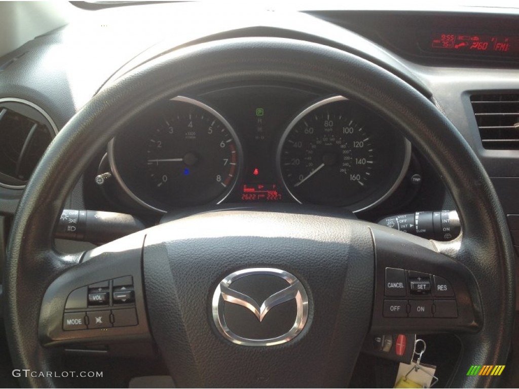 2013 MAZDA5 Sport - Liquid Silver Metallic / Black photo #7