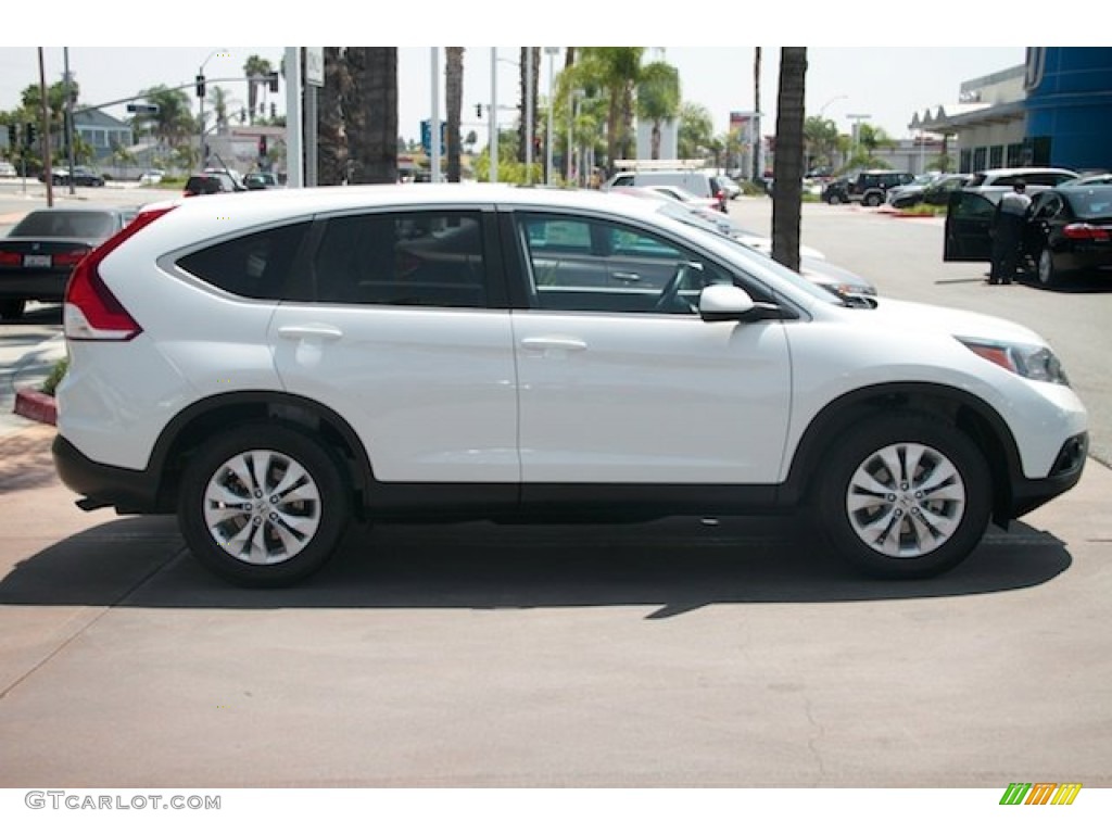 White Diamond Pearl 2014 Honda CR-V EX Exterior Photo #96174278