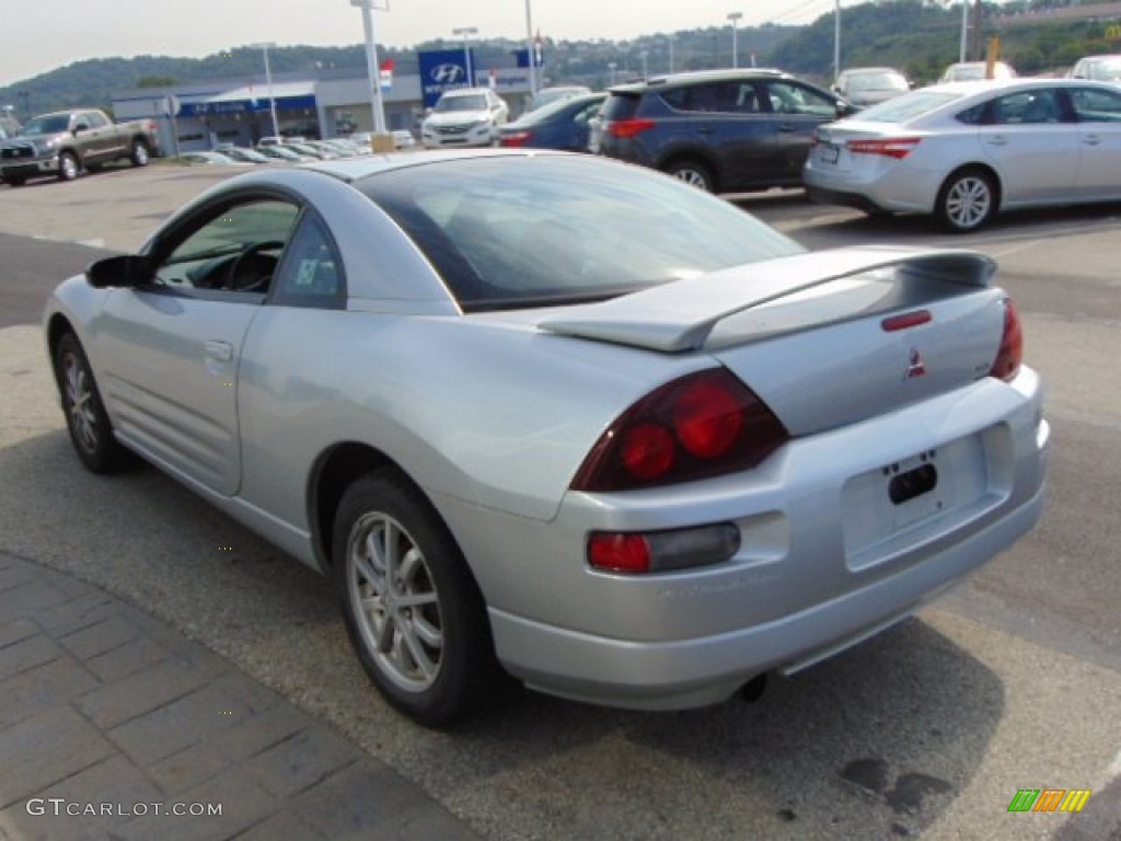 2001 Eclipse GS Coupe - Sterling Silver Metallic / Black photo #7