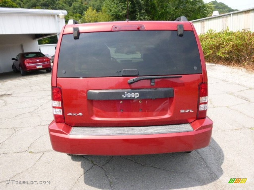 2008 Liberty Sport 4x4 - Red Rock Crystal Pearl / Pastel Pebble Beige photo #7