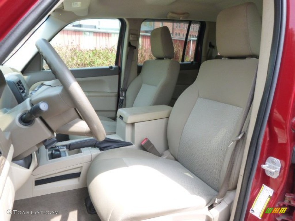 2008 Liberty Sport 4x4 - Red Rock Crystal Pearl / Pastel Pebble Beige photo #10