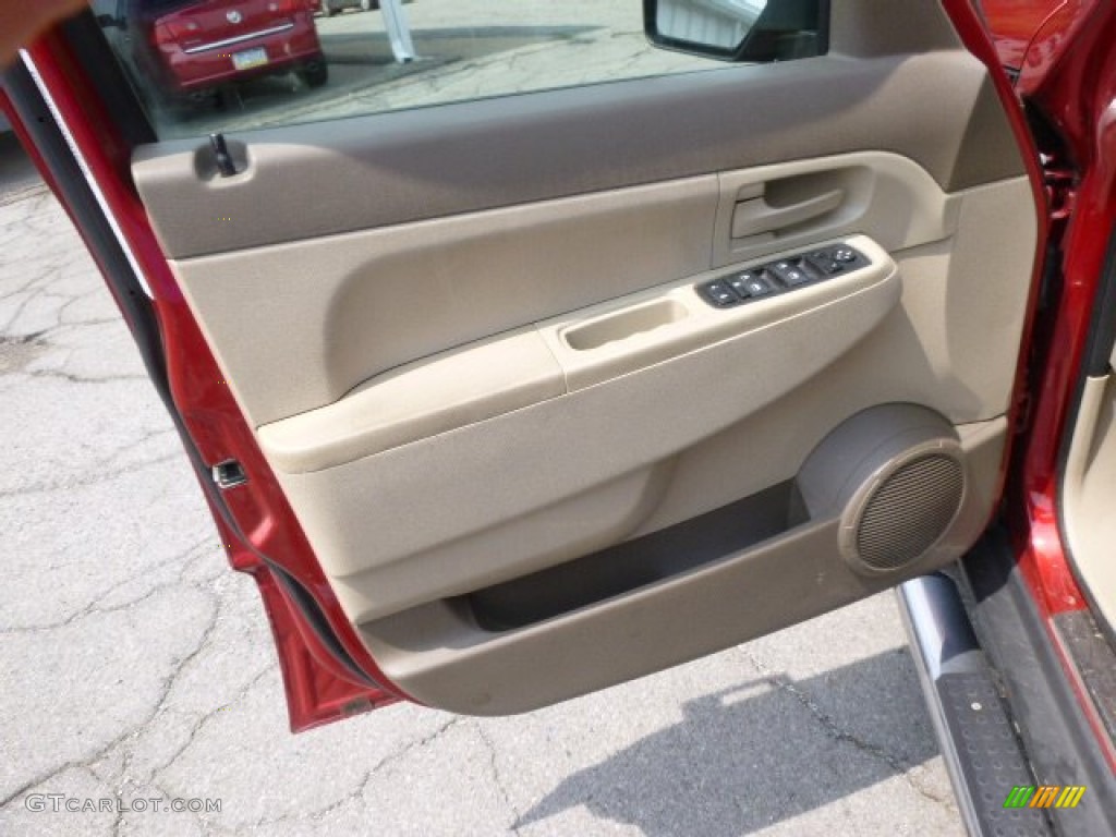 2008 Liberty Sport 4x4 - Red Rock Crystal Pearl / Pastel Pebble Beige photo #11