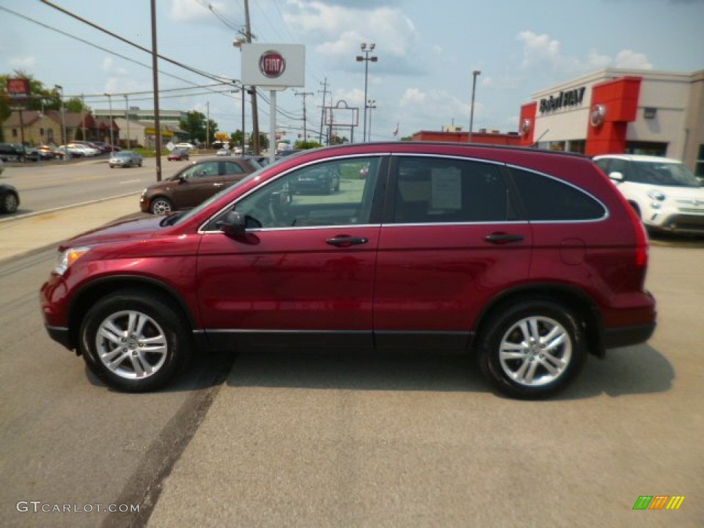 2011 CR-V EX 4WD - Tango Red Pearl / Gray photo #4