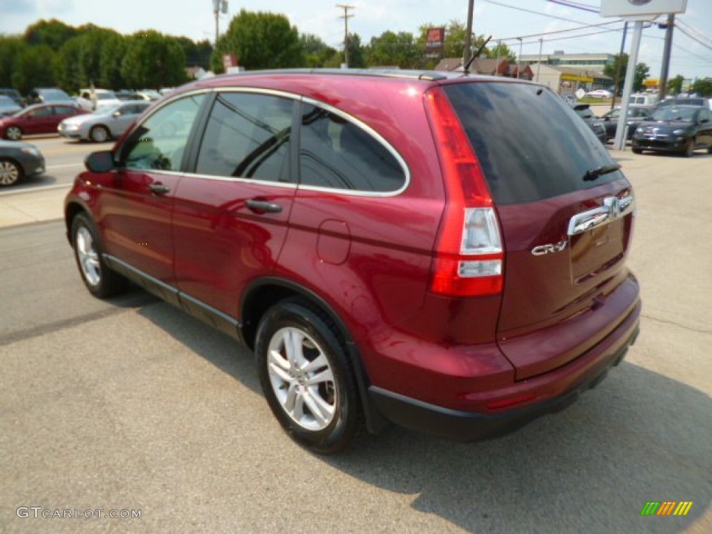 2011 CR-V EX 4WD - Tango Red Pearl / Gray photo #5