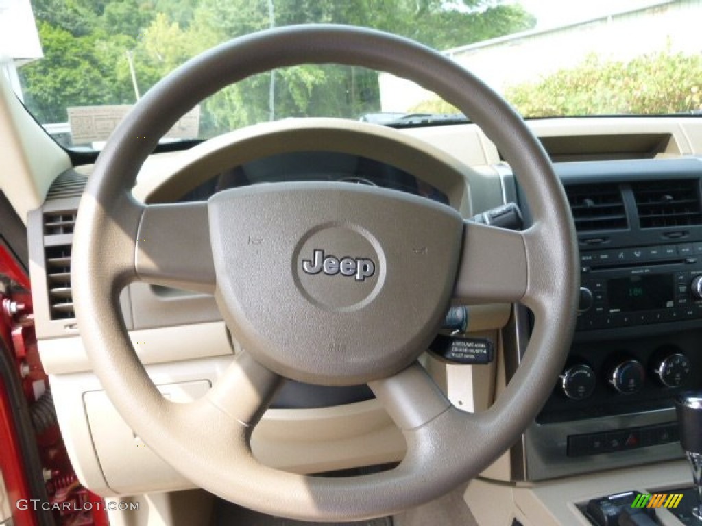 2008 Liberty Sport 4x4 - Red Rock Crystal Pearl / Pastel Pebble Beige photo #18