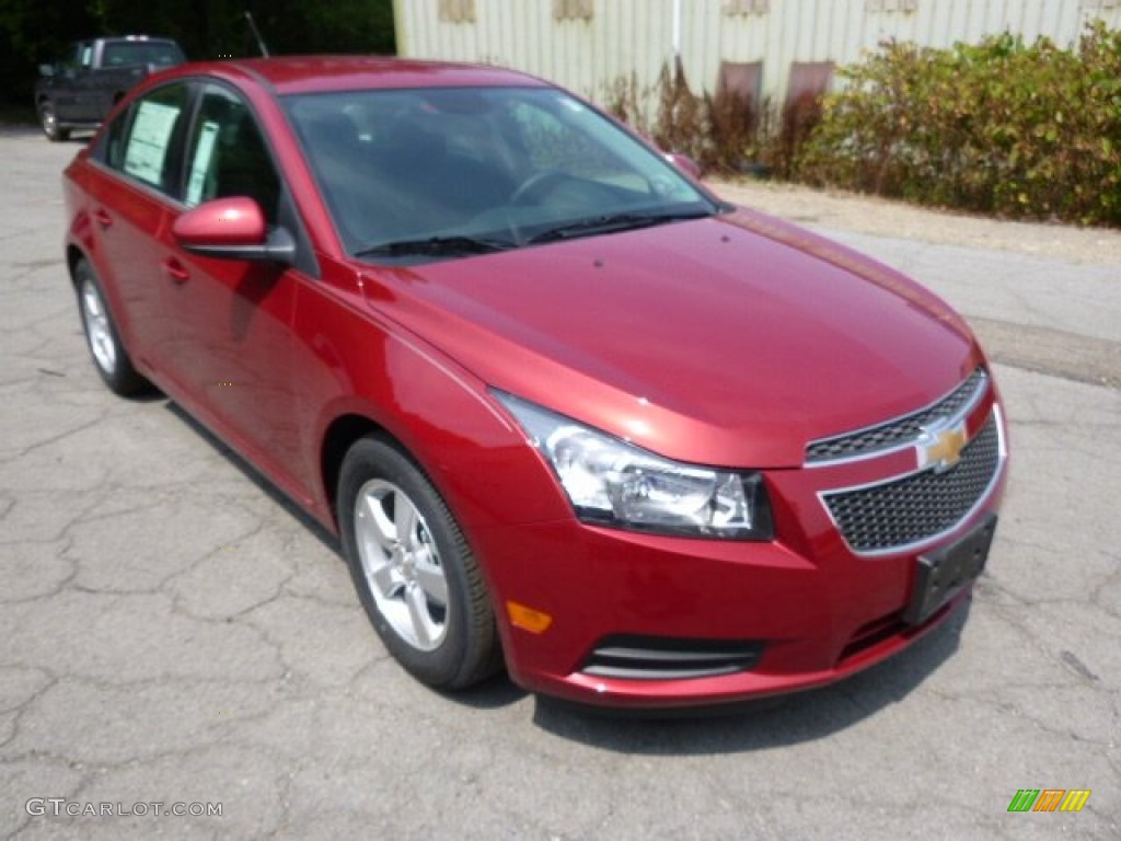2014 Cruze LT - Crystal Red Tintcoat / Jet Black/Sport Red photo #2