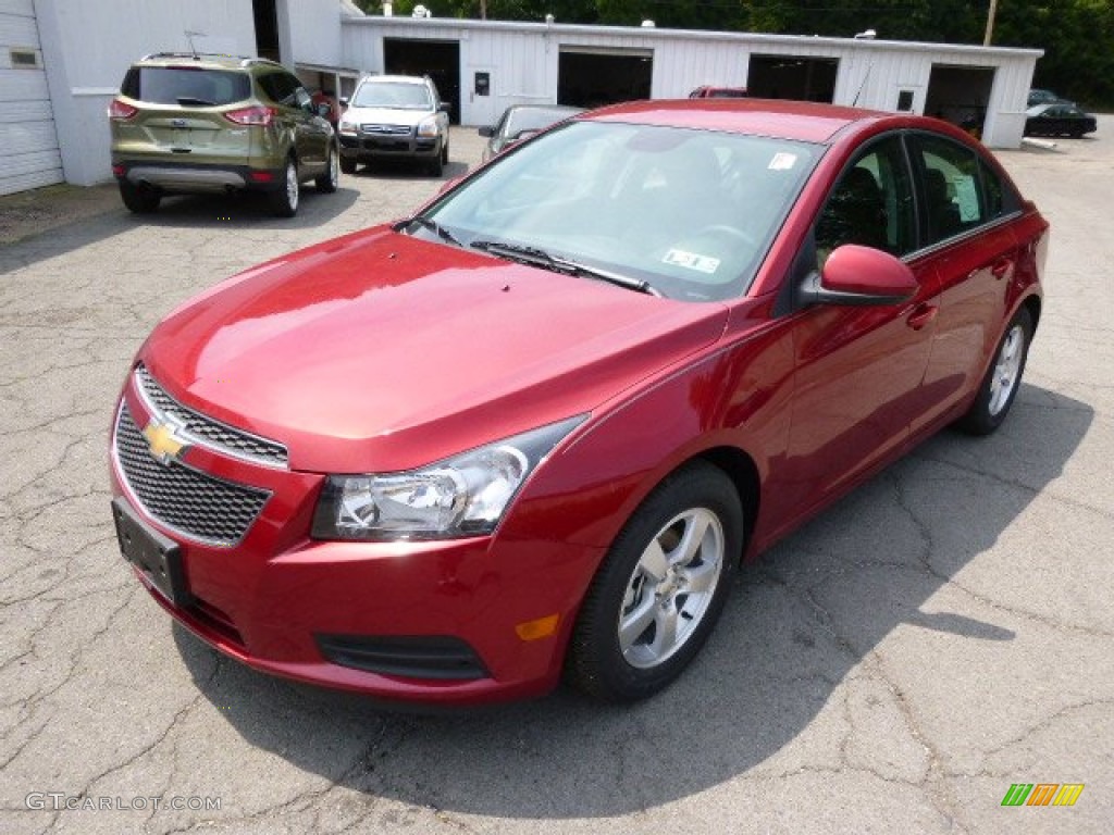 2014 Cruze LT - Crystal Red Tintcoat / Jet Black/Sport Red photo #4