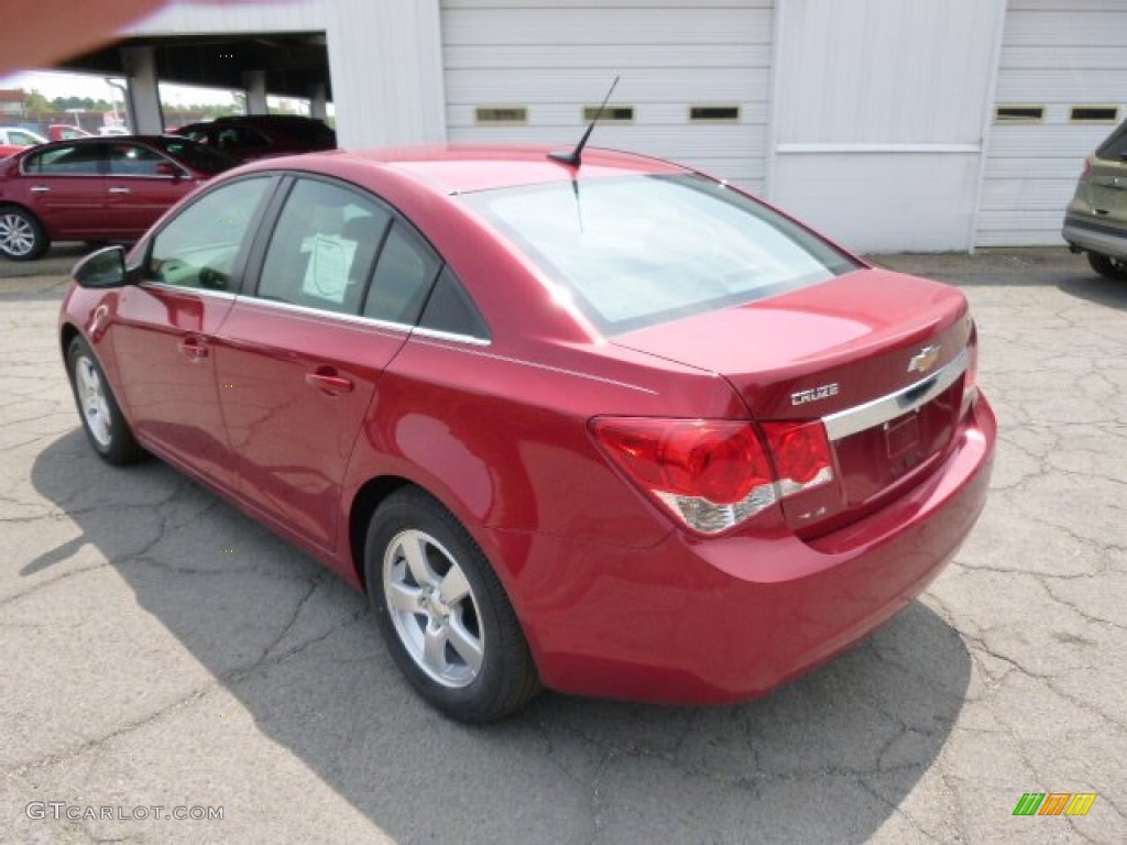 2014 Cruze LT - Crystal Red Tintcoat / Jet Black/Sport Red photo #6