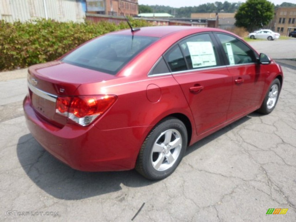 2014 Cruze LT - Crystal Red Tintcoat / Jet Black/Sport Red photo #8
