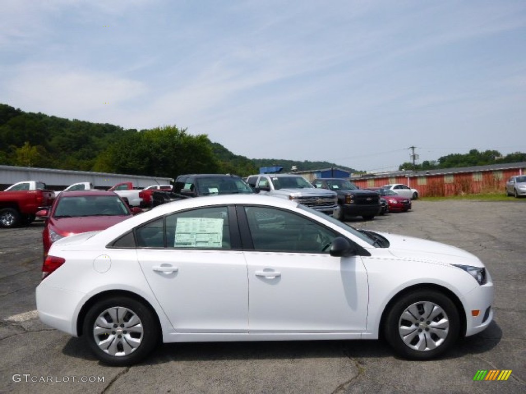 2014 Cruze LS - Summit White / Jet Black/Medium Titanium photo #1