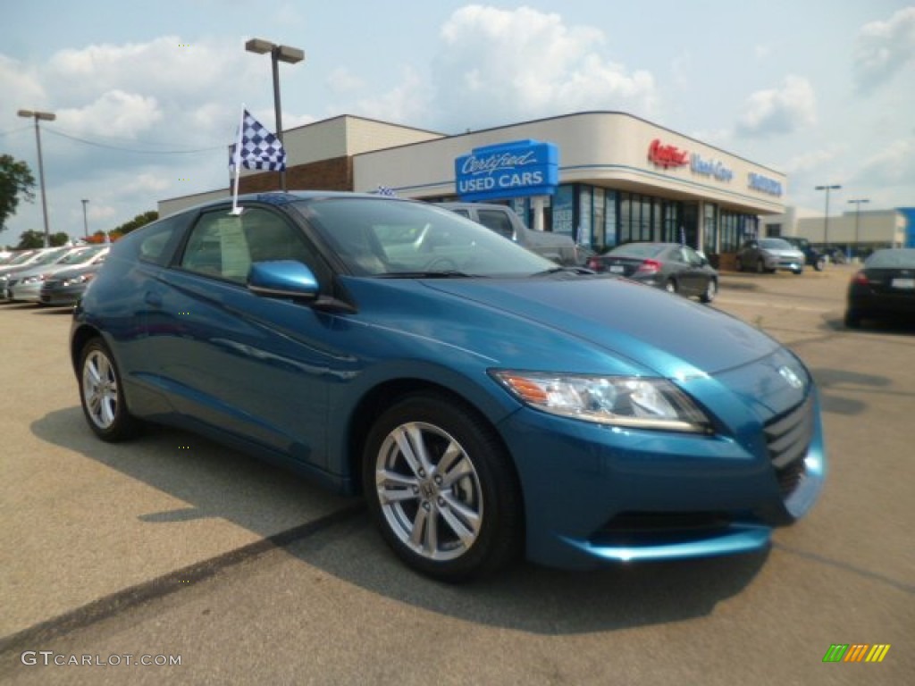 2012 CR-Z Sport Hybrid - North Shore Blue Pearl / Gray photo #1