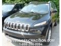 2015 Brilliant Black Crystal Pearl Jeep Cherokee Latitude 4x4  photo #1