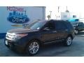 2015 Tuxedo Black Ford Explorer XLT  photo #3