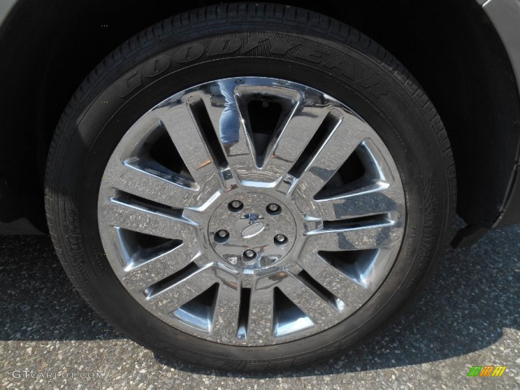 2008 Edge Limited AWD - Vapor Silver Metallic / Camel photo #3