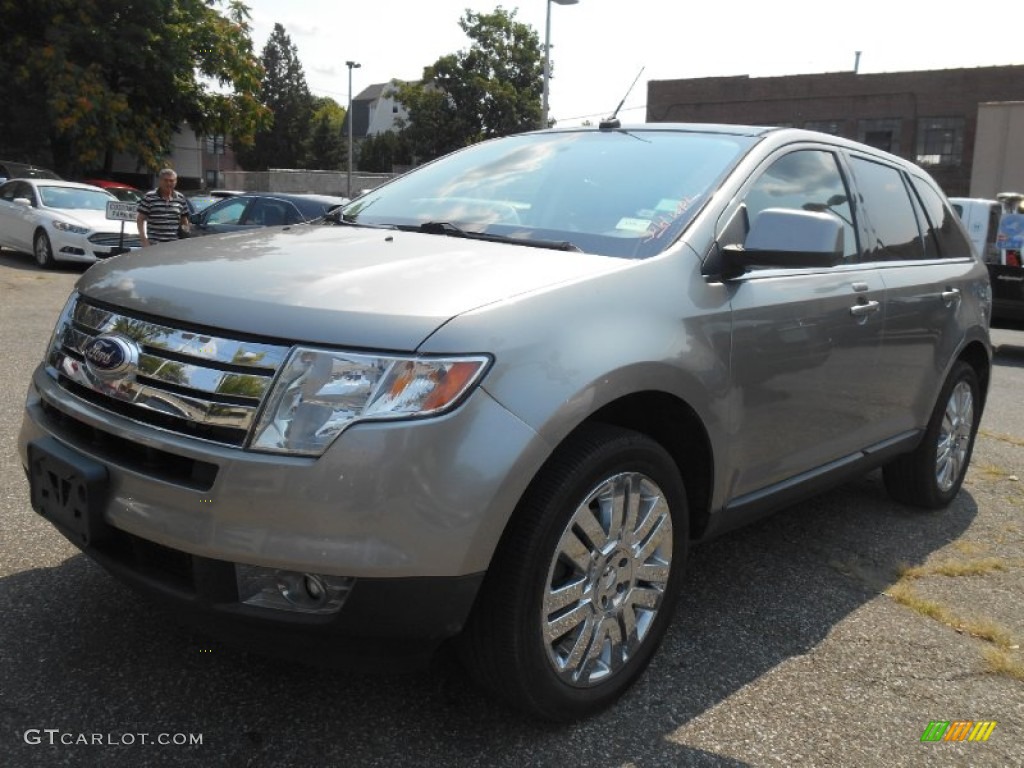 2008 Edge Limited AWD - Vapor Silver Metallic / Camel photo #7