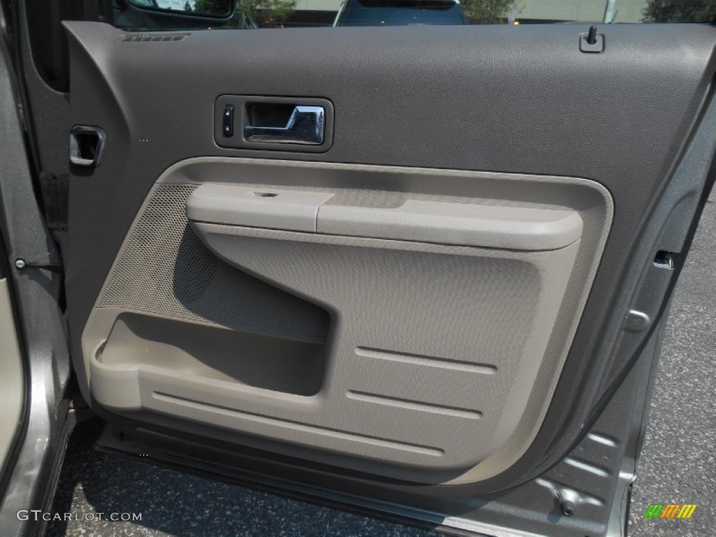 2008 Edge Limited AWD - Vapor Silver Metallic / Camel photo #10