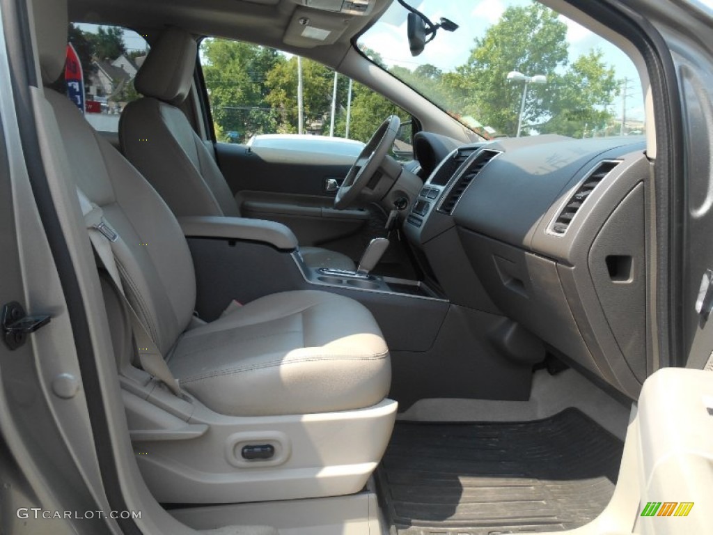 2008 Edge Limited AWD - Vapor Silver Metallic / Camel photo #11