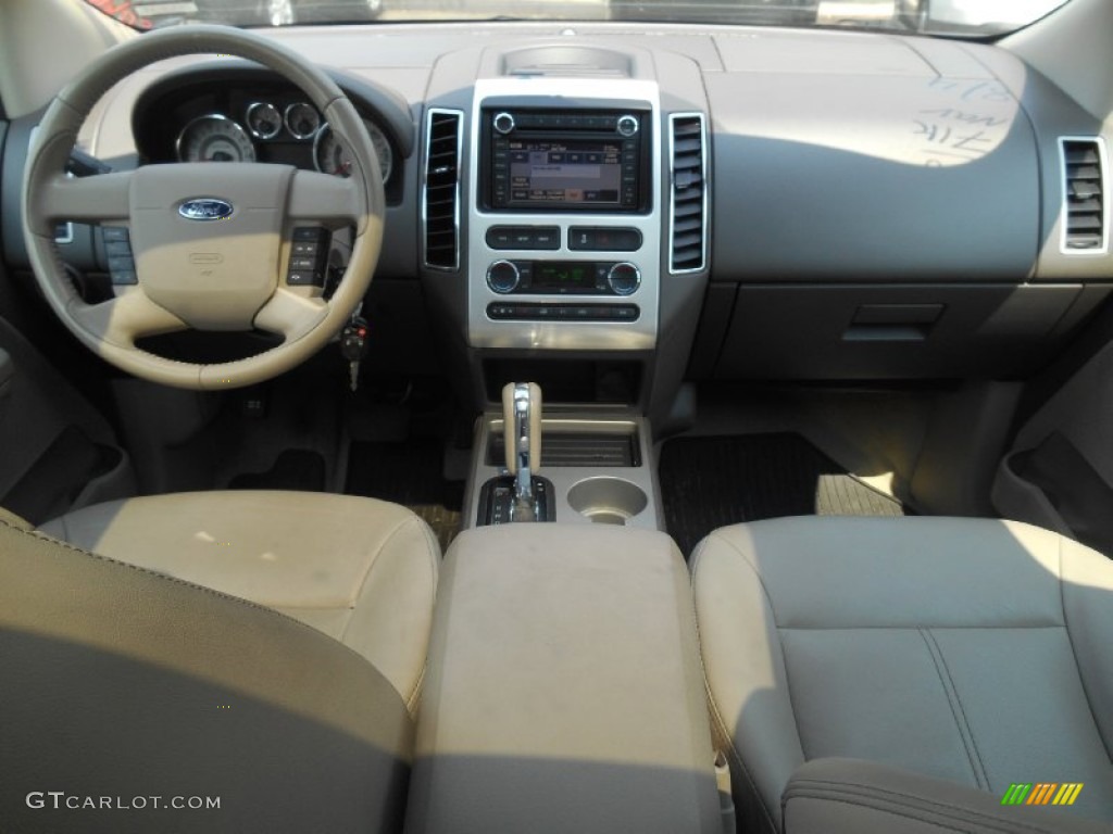 2008 Edge Limited AWD - Vapor Silver Metallic / Camel photo #16