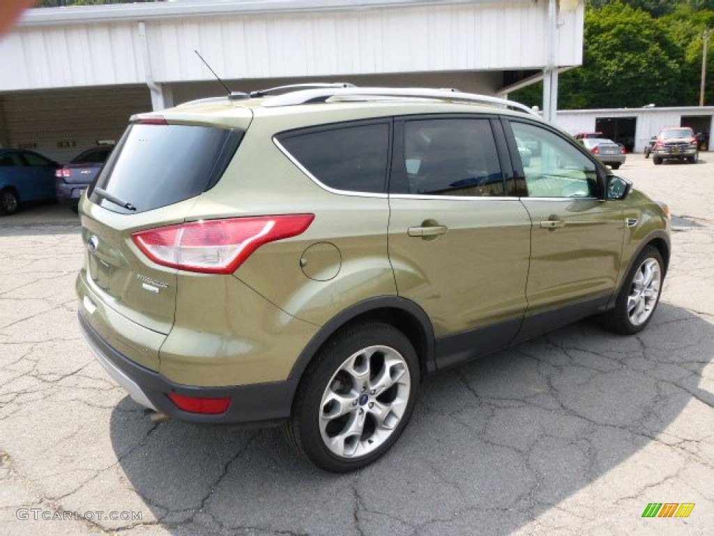 2013 Escape Titanium 2.0L EcoBoost 4WD - Ginger Ale Metallic / Charcoal Black photo #8