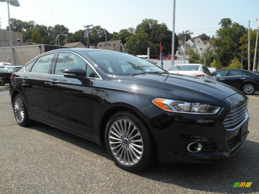 2014 Fusion Titanium - Dark Side / Charcoal Black photo #1