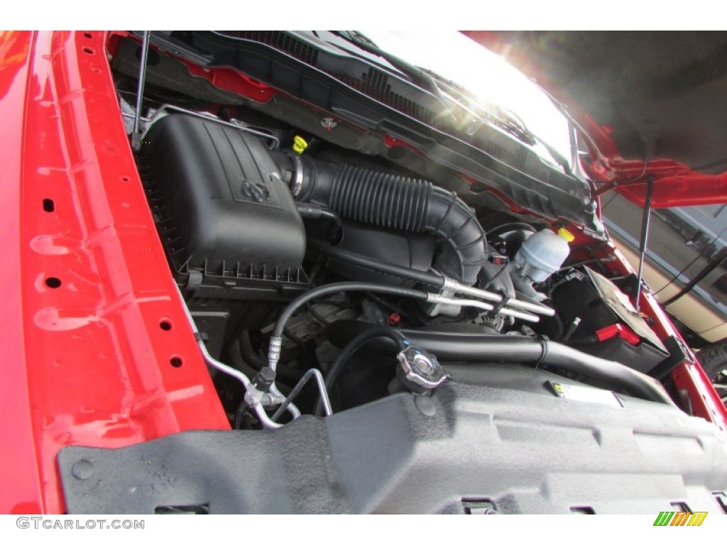 2011 Ram 1500 SLT Quad Cab 4x4 - Flame Red / Dark Slate Gray/Medium Graystone photo #13