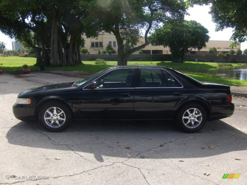 2000 Seville STS - Sable Black / Black photo #2