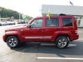 2008 Red Rock Crystal Pearl Jeep Liberty Sport 4x4  photo #2