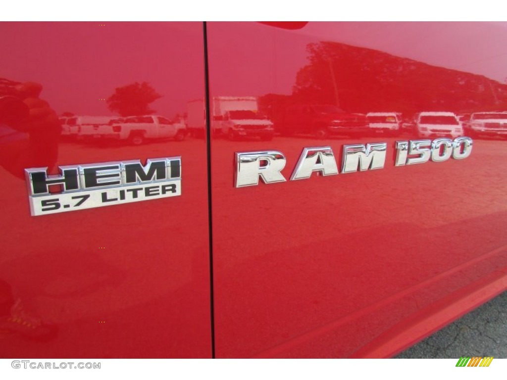 2011 Ram 1500 SLT Quad Cab 4x4 - Flame Red / Dark Slate Gray/Medium Graystone photo #65
