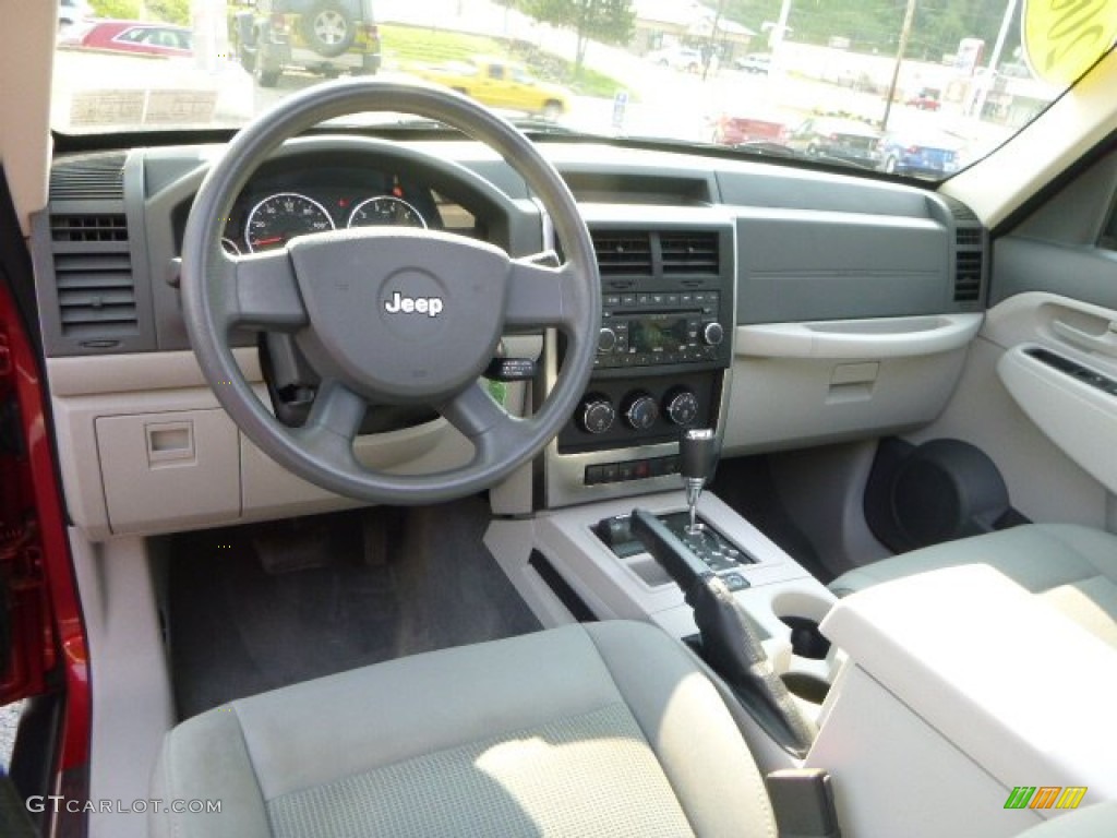 2008 Liberty Sport 4x4 - Red Rock Crystal Pearl / Pastel Slate Gray photo #12