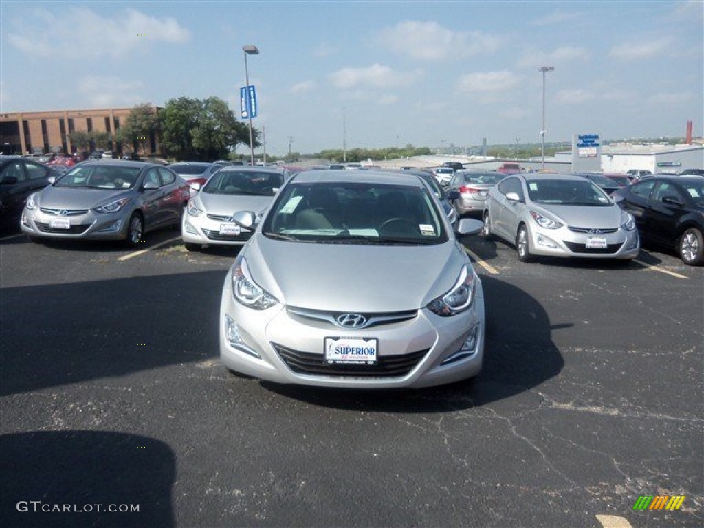 2015 Elantra SE Sedan - Shimmering Air Silver / Gray photo #2