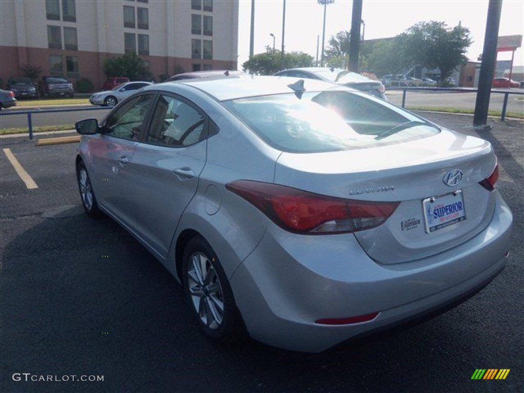 2015 Elantra SE Sedan - Shimmering Air Silver / Gray photo #4
