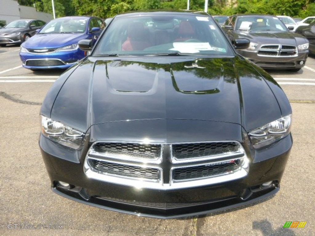 2014 Charger SXT AWD - TorRed / Black/Red photo #8