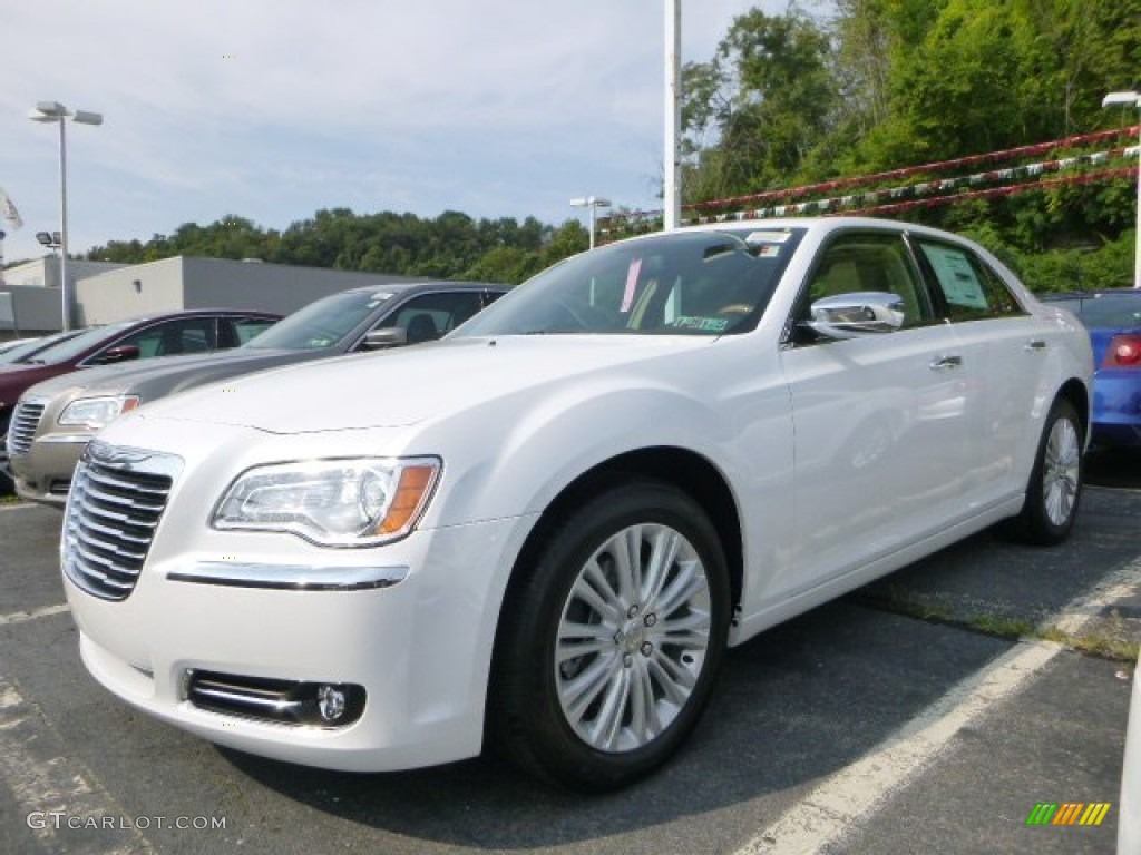 2014 300 C AWD - Bright White / Dark Frost Beige/Light Frost Beige photo #1