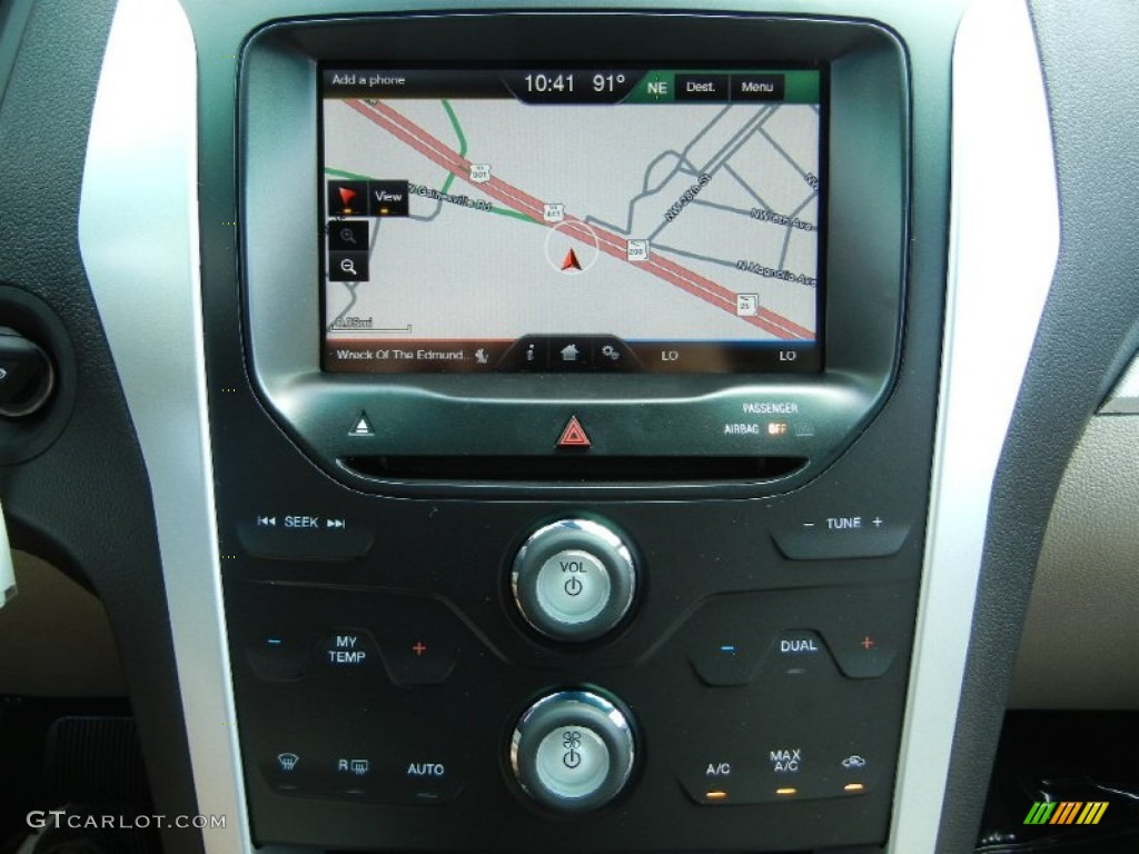 2015 Explorer XLT 2.0L EcoBoost - Dark Side / Medium Light Stone photo #11