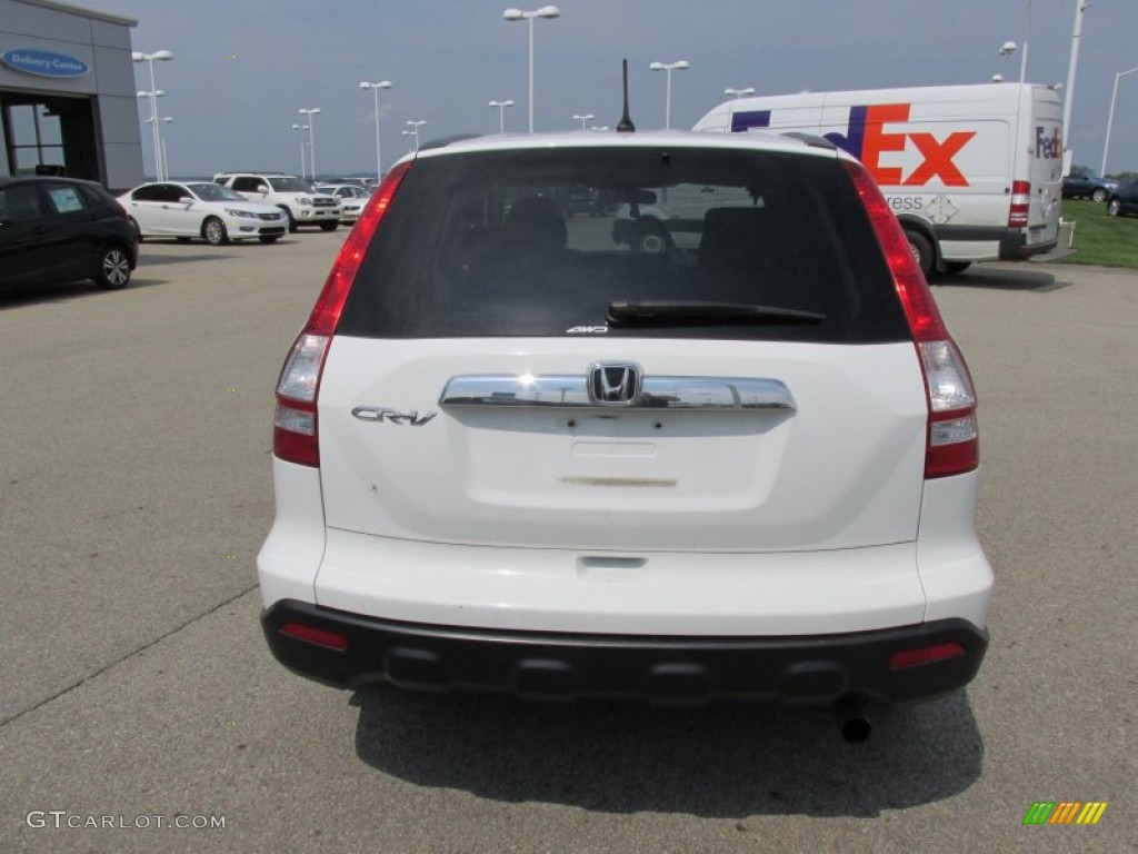 2009 CR-V EX 4WD - Taffeta White / Gray photo #3