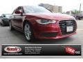 Garnet Red Pearl - A6 2.0T Premium Plus quattro Sedan Photo No. 1