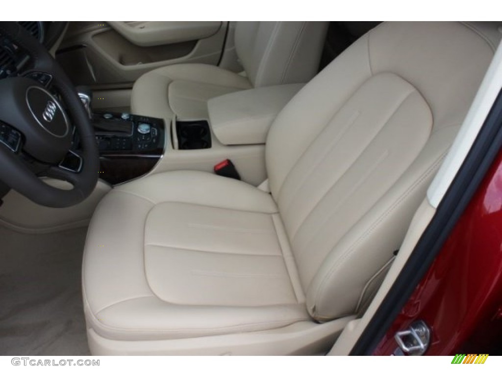 2015 A6 2.0T Premium Plus quattro Sedan - Garnet Red Pearl / Velvet Beige photo #13