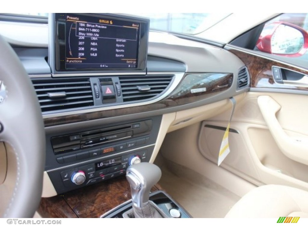 2015 A6 2.0T Premium Plus quattro Sedan - Garnet Red Pearl / Velvet Beige photo #15