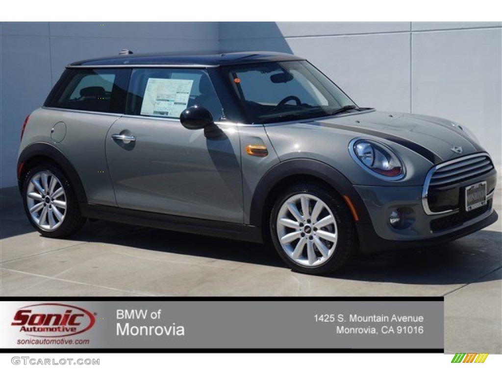 2014 Cooper Hardtop - Moonwalk Gray Metallic / Carbon Black photo #1