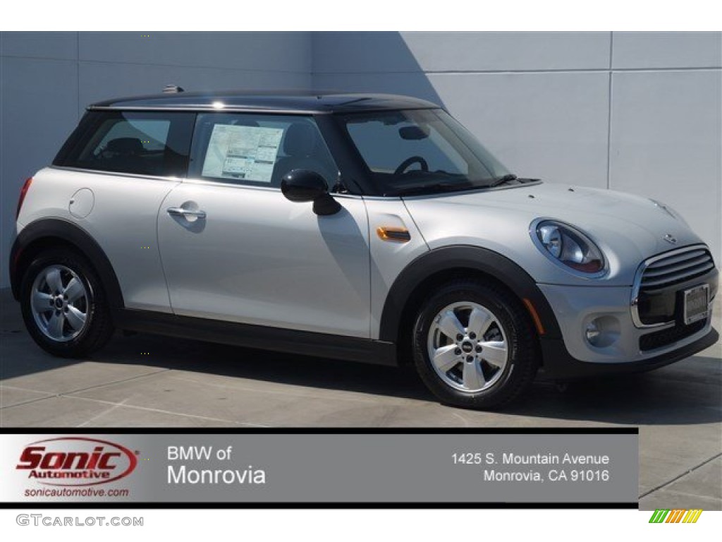 2014 Cooper Hardtop - White Silver Metallic / Carbon Black photo #1