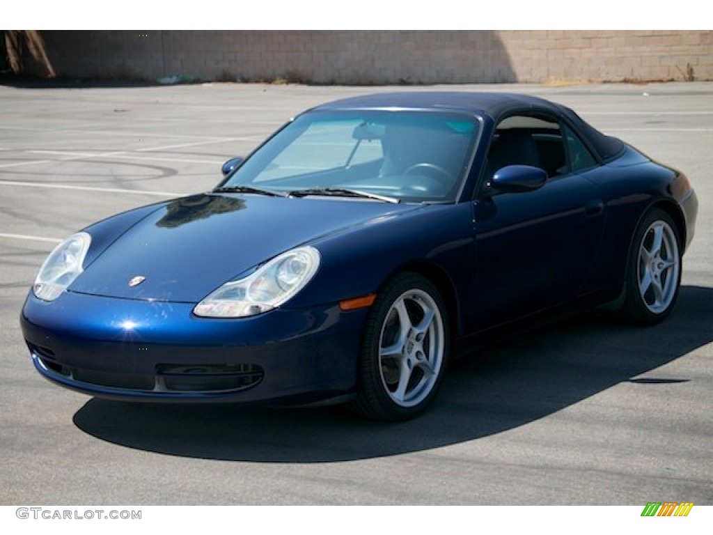 2001 911 Carrera Cabriolet - Lapis Blue Metallic / Metropol Blue photo #10